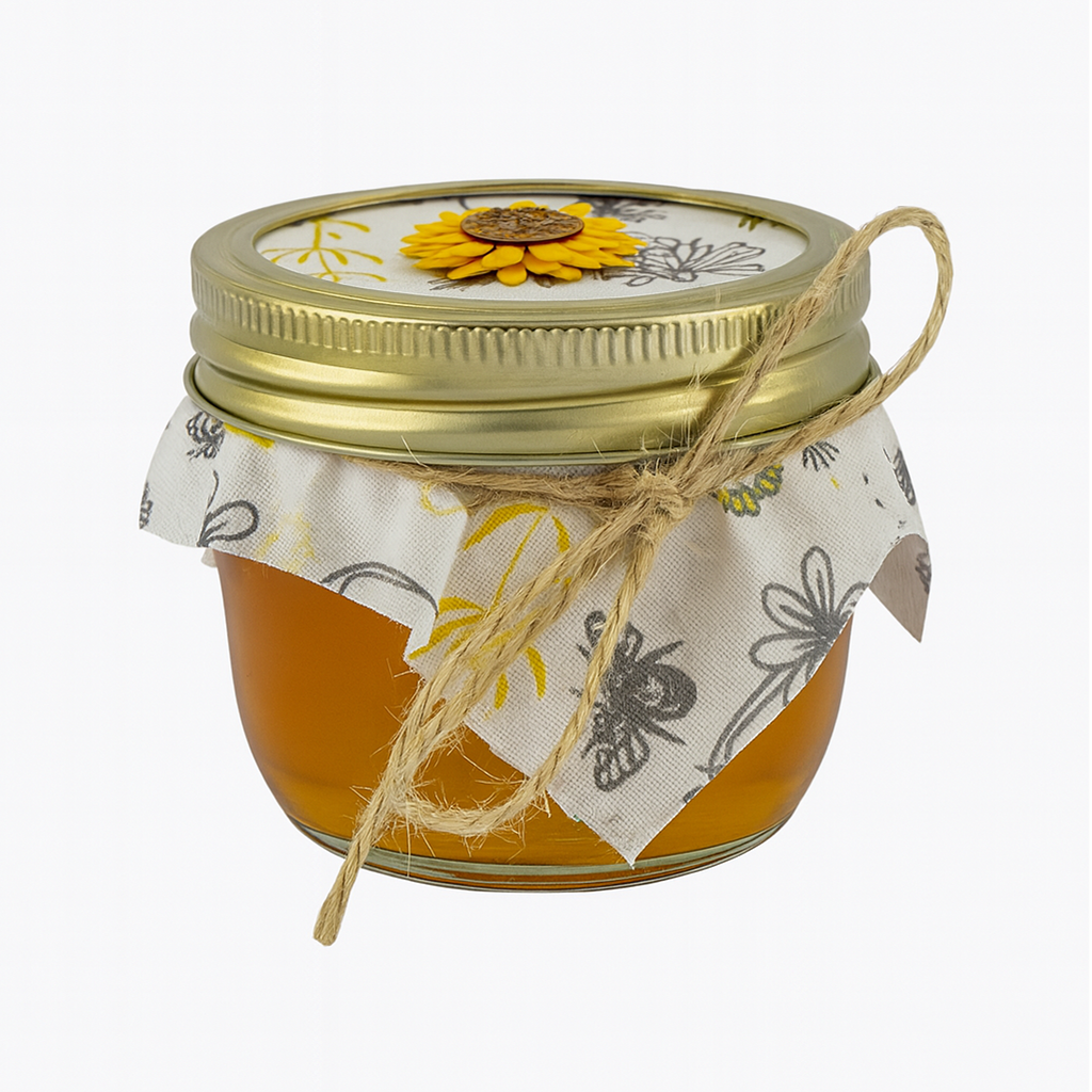 8 oz Premium Linden Honey – 2025 Harvest – Raw & Unfiltered
